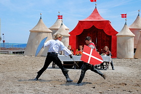 "Ein Hauen und Stechen: Die Festspiele haben viele spannende  Kampfszenen in der Aufführung