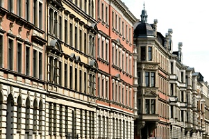 Gründerzeithäuser im Waldstraßenviertel