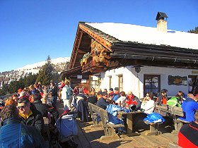 Erholung auf der Hütte