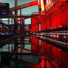 Essen_Kokerei_Zollverein_Illumination
