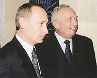 Gouverneur Victor Kress und Kremel-Chef, Wladimir Putin