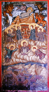 Fresko Im Kloster Dionysiou